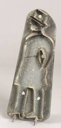 Galvanized Sheet Metal Gentleman Cookie Cutter