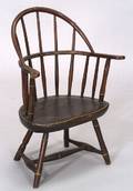 Painted Childs Bowback Windsor Armchair