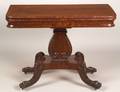 Classical Carved Mahogany Veneer Card Table