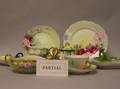 Twentyeight Pieces of Handpainted Floral Decorated Porcelain Luncheon Ware