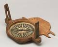 Rare Birch Surveyors Compass by J R Lincoln