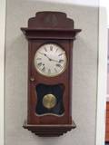 Ansonia Uruguay Mahogany Wall Clock