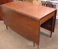 Federal Mahogany Deep Dropleaf Dining Table