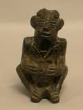 Small Ethnographic Blackware Figure