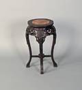 Chinese carved marble top stand