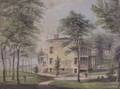 Framed Lithograph Depicting the Audubon Estate