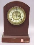 Ansonia Mahogany Veneer Shelf Clock