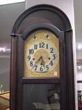 Waterbury Clock Co Mahogany Tall Case Clock