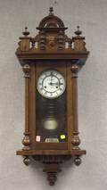 Jughans Walnut Regulator Wall Clock