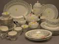 Fiftyone Piece Wedgwood Dolphins Pattern Bone China Partial Dinner Service