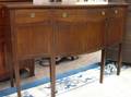 Paine Furniture Federalstyle Inlaid Mahogany Serpentine Sideboard