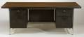 Modern Oak and Steel Design Craft Flattop Desk