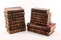 Group of 16 18th19th Century Leather Bound Books