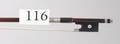 French Silver Mounted Violin Bow possibly August Barbe for Gand  Bernardel