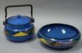 Watcombe Art Deco Low Bowl and Biscuit Jar
