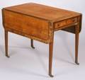 George III Rosewood Inlaid Satinwood Pembroke Table