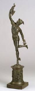 Grand Tour Bronze Figure of Mercury after Giovanni da Bologna