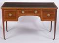 English Inlaid Mahogany Writing Table