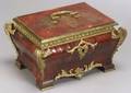 French Baroquestyle Giltbronze Mounted Tortoiseshell Table Casket