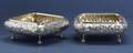 Pair of Whiting Manufacturing Co Sterling Repousse Open Vegetable Dishes
