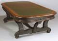American Renaissance Revival Carved Walnut Oval Library Table