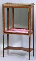 Louis XVI Style Ormolu Mounted Mahogany Display Cabinet