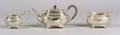 Edward VII Three Piece Assembled Silver Tea Set