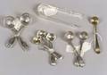 Eight George IIIIV Eley and Fearn Small Silver Flatware Items