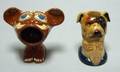 Exeter Attributed Mouse Figural and a Read Brothers Promotional BassGuinness Dogs Head MatchstrikeHolder