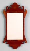 Chippendale mahogany looking glass ca 1800