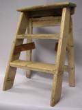 Provincial Small Pine Folding Step Ladder