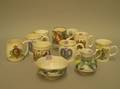 Eight Assorted British Royalty Commemorative Ceramic Mugs