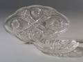 Two Oval Colorless BrilliantCut Glass Dishes