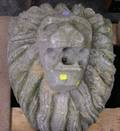 Cast Stone Lion Masque Wall Fountain