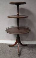 Georgianstyle Mahogany ThreeTier Dumbwaiter