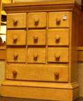 Pine TenDrawer Spice Chest