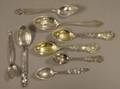 Eight American Sterling Souvenir Spoons
