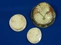 Filigree Mounted Cameo and Two Unmounted Examples