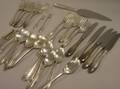 Thirtyfive Piece Gorham Sterling Silver Lyric Pattern Flatware Set