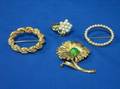 Group of Gold and Pearl Jewelry