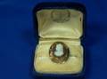 Gold and Shell Cameo Ring