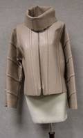 Giorgio Armani Womans Tan Leather Short Jacket