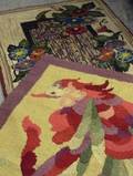 Two Hooked Rugs