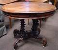 Renaissance Revival Walnut Center Table