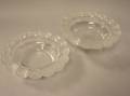 Pair of Lalique Frosted Colorless Glass Bowls