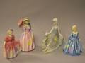 One Royal Worcester a Lladro and Two Royal Doulton Figurines