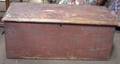 Brown Painted Pine SixBoard Sea Chest