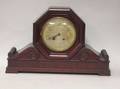 Classicalstyle Mahogany Tambour Mantel Clock