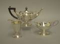 ThreePiece English Sterling Silver Tea Set