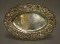 S Kirk  Son Co Oval Sterling Silver Repousse Tray